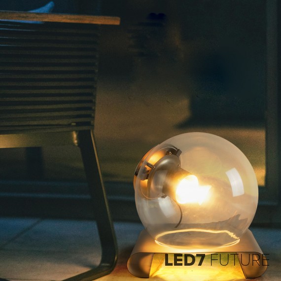 Loft Industry Modern - Ball Gold Table